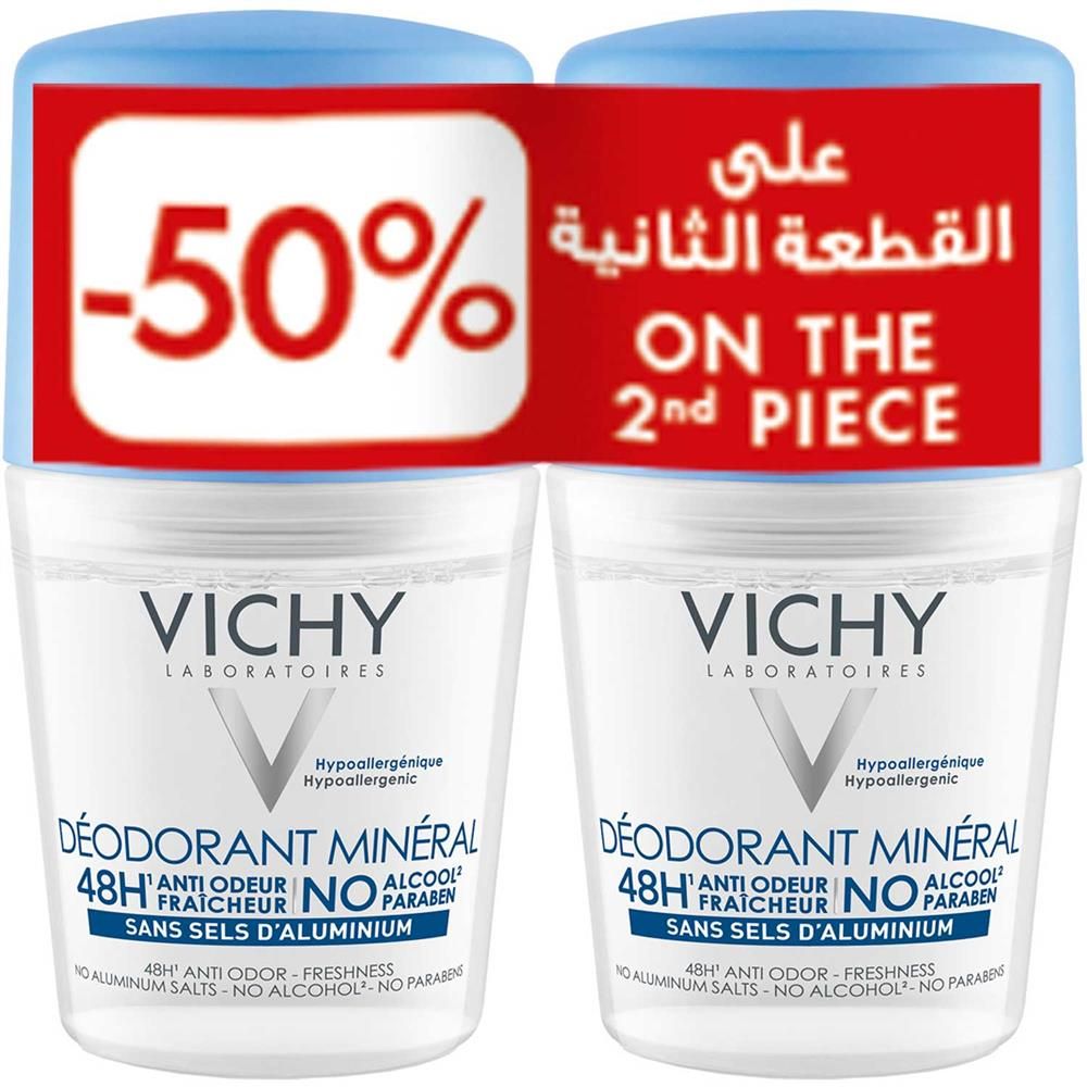 VICHY 3978 MINERAL DEO 48H 50ML (50% OFF ON THE 2nd PIECE)