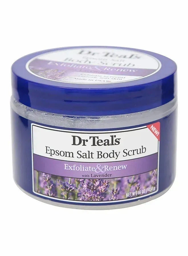 DR TEALS 4355 LAVENDER EPSOM SALT BODY SCRUB 454G