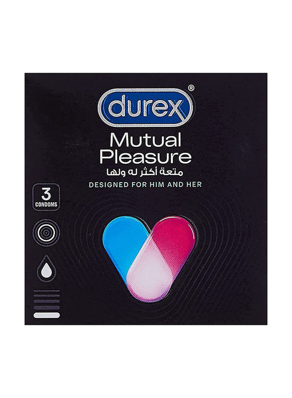 DUREX 3789 MUTUAL PLEASURE CONDOM 3'S