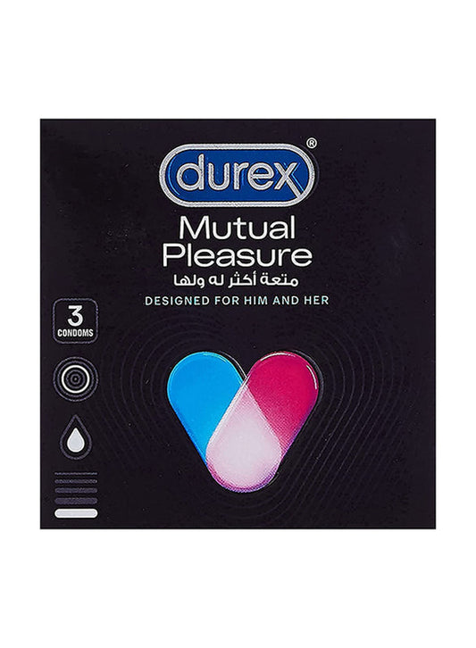 DUREX 3789 MUTUAL PLEASURE CONDOM 3'S