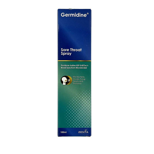 GERMIDINE 0.45% THROAT SPRAY 100ML