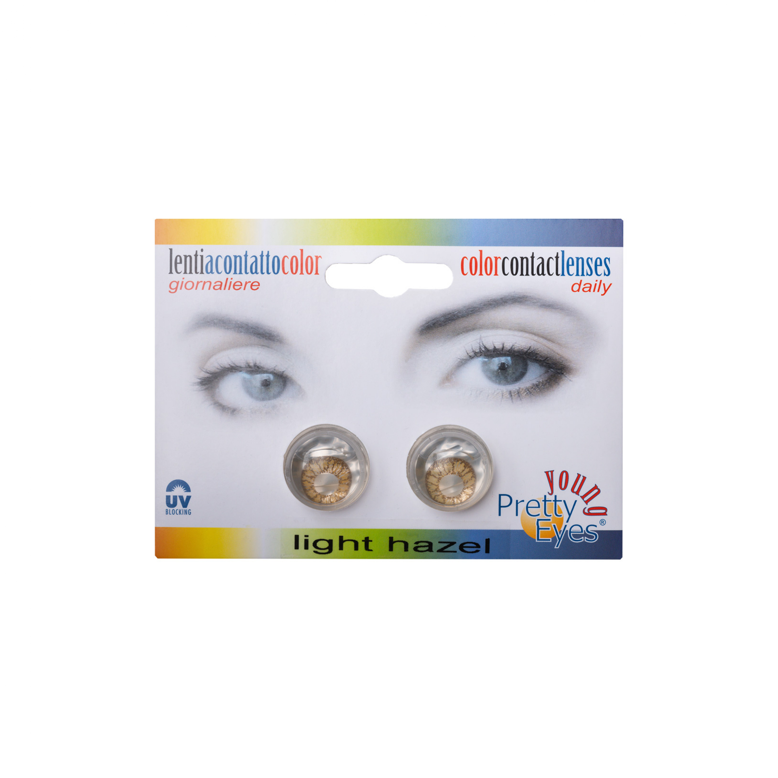 PRETTY EYES 8081 DAILY(LIGHT HAZEL)