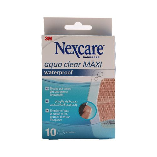 NEXCARE AQUA CLEAR WTPRF BAND 10/PACK