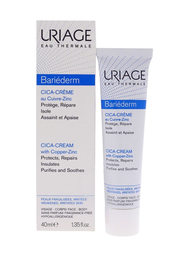 URIAGE BARIEDERM CICA CREAM WITH CU-ZN 40 ML