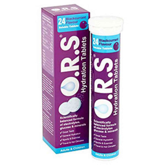 CLINOVA ORS EFF TAB BLACK CURRANT 24,S