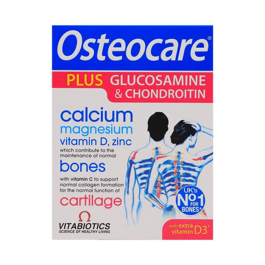 VITABIOTICS OSTEOCARE PLUS GLUCOSAMINE & CHONDROITIN 60 TABS