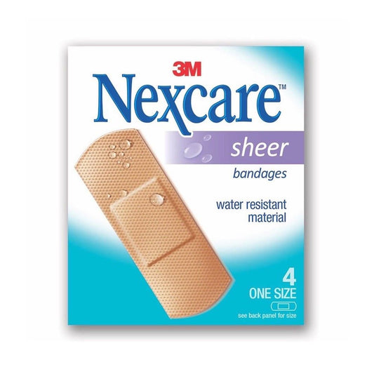 NEXCARE SHEER BANDAGES 72X25MM 4'