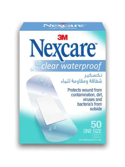NEXCARE CWP-50 CLEAR WATERPROOF 50'S