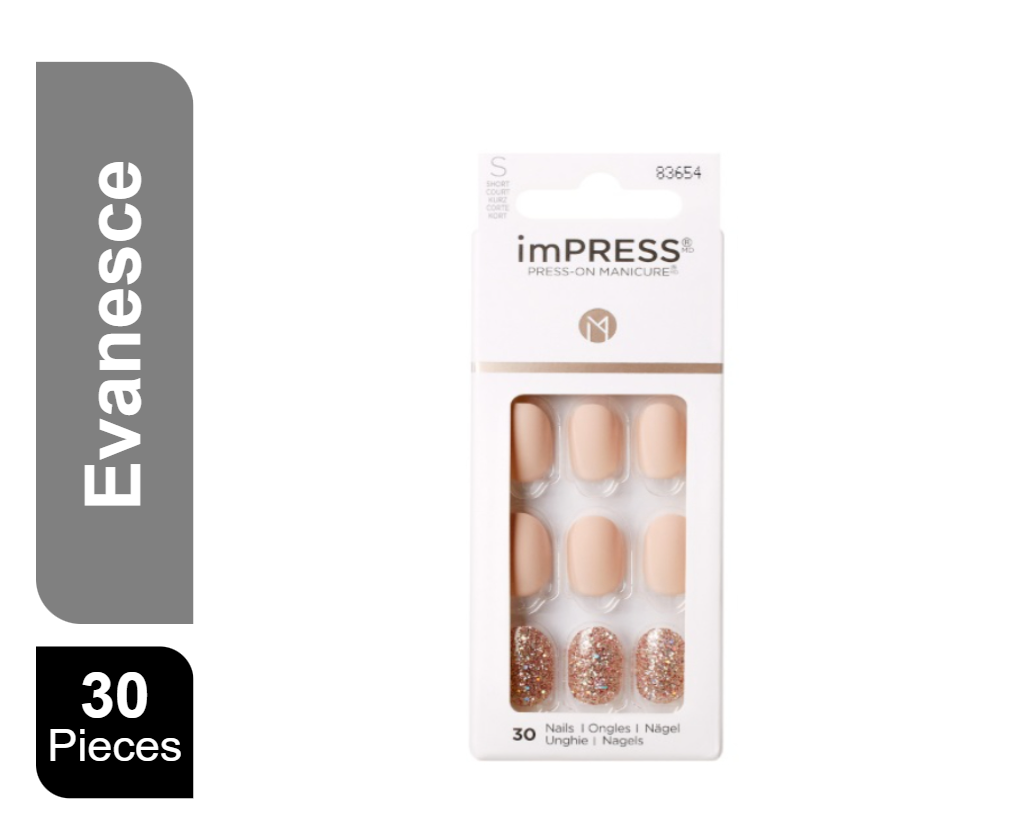 KISS IMPRESS NAILS-EVANESCE KIM003C