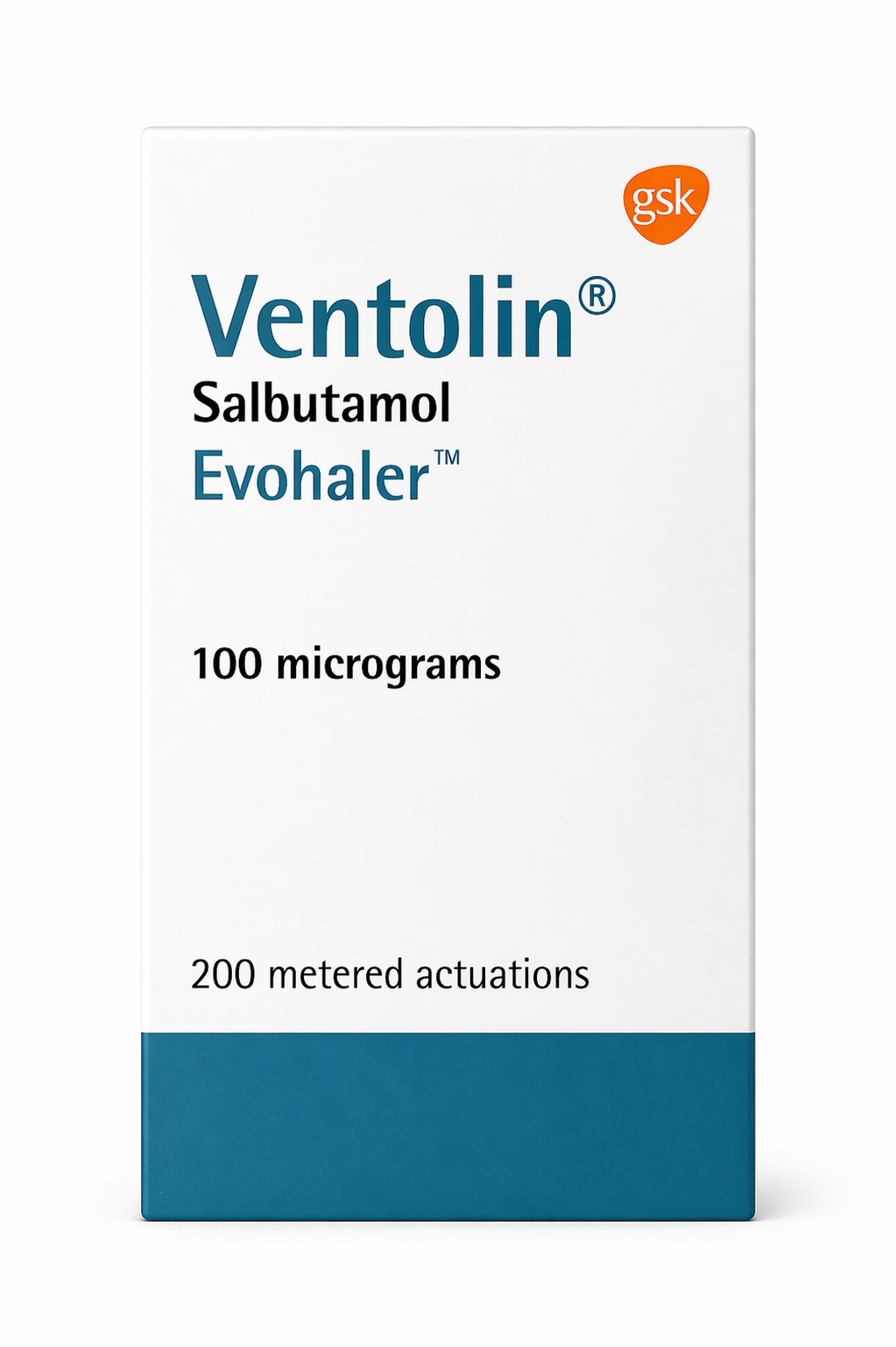 VENTOLIN  EVOHALER 100MCG 200PUFFS