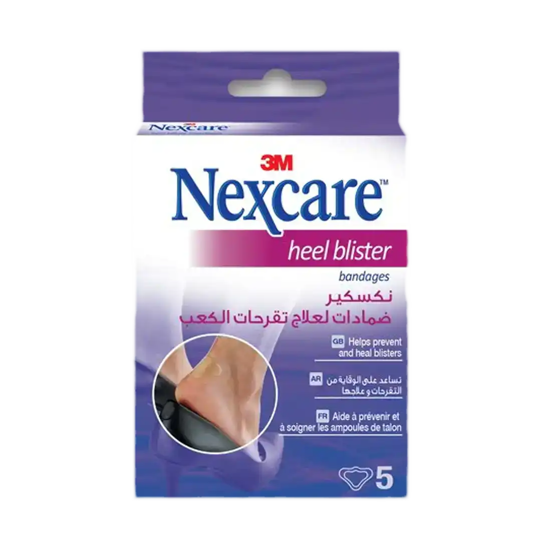 NEXCARE HEEL BLISTER PLASTER 45MMX70MM 5/PACK 61063