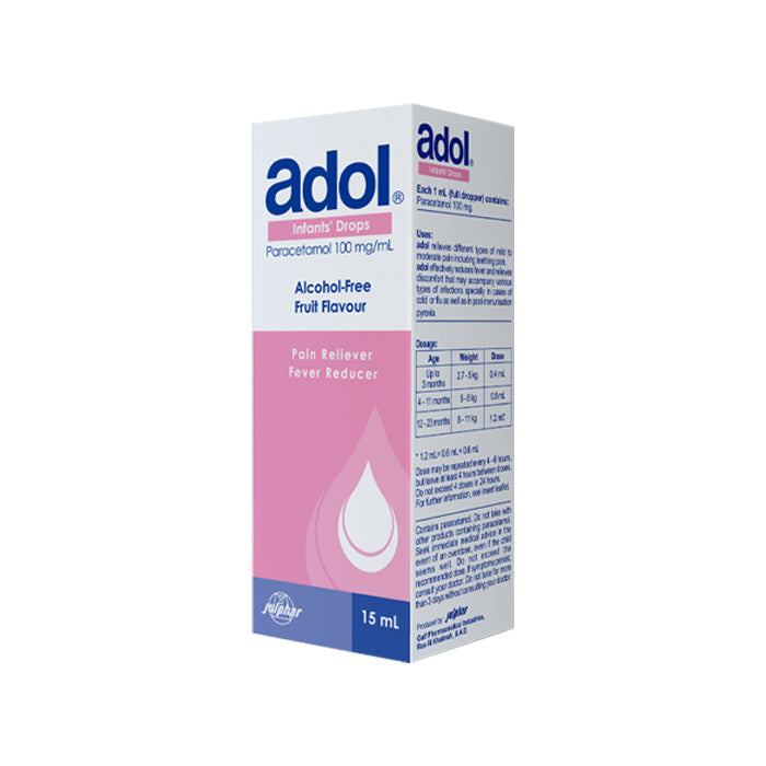 ADOL DROPS 15ML BOTTLE