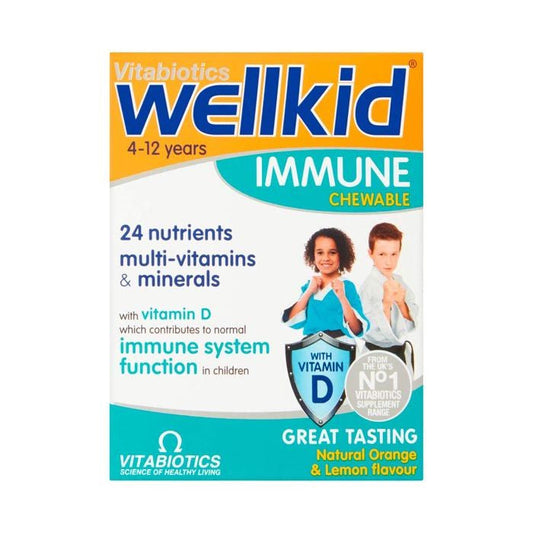 VITABIOTICS WELLKID IMMUNE CHEWABLE 30 TABS