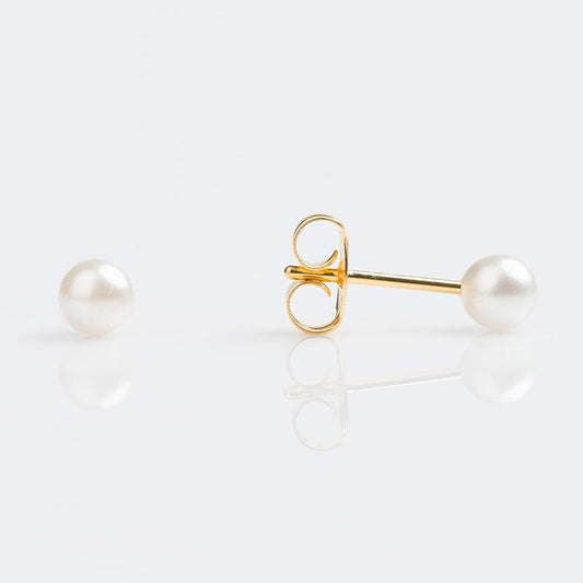 STUDEX 7531-0673-SP 3MM WHITE PEARL GOLD PLATED