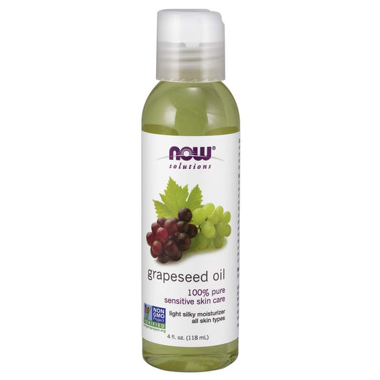 NOW GRAPE SEED OIL 100% PURE 118ML