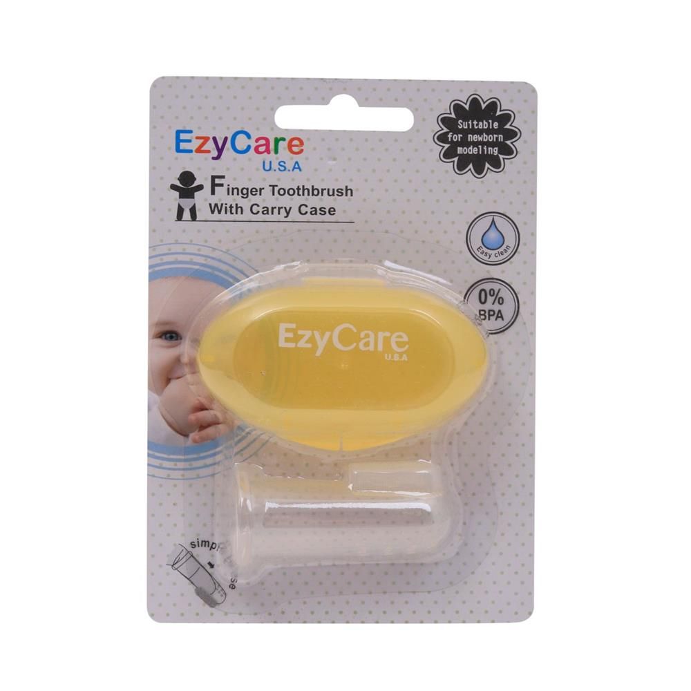 EZYCARE FINGER BRUSH W/CARRY CASE (14358)