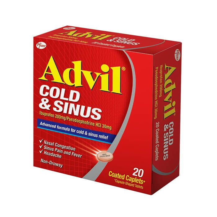 ADVIL COLD & SINUS 20'S