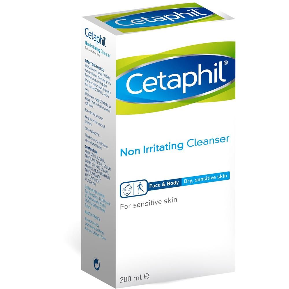 CETAPHIL NON-IRRITATING CLEANSER 200ML