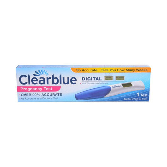 CLEAR BLUE WITH WEEKS INDICATOR
