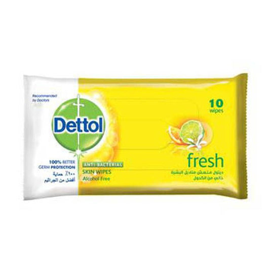DETTOL WIPES FRESH 10,S