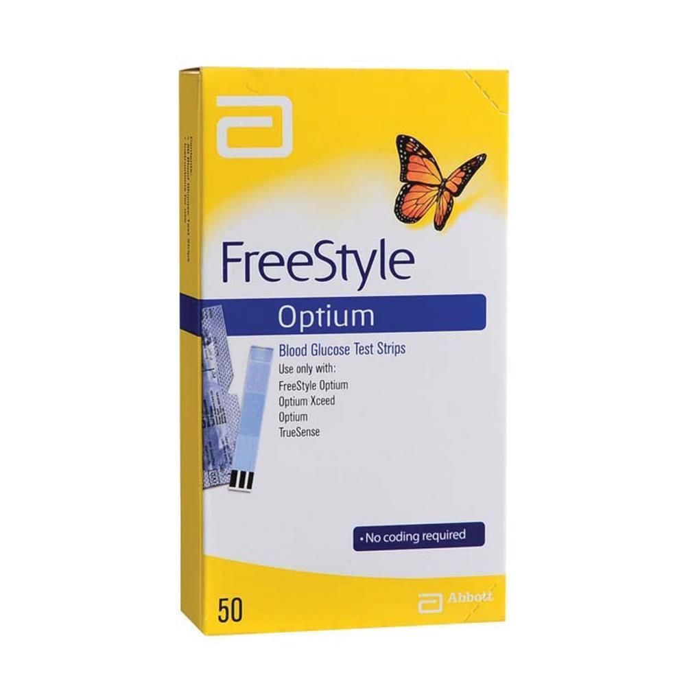 FREESTYLE OPTIUM STRIPS 50'S