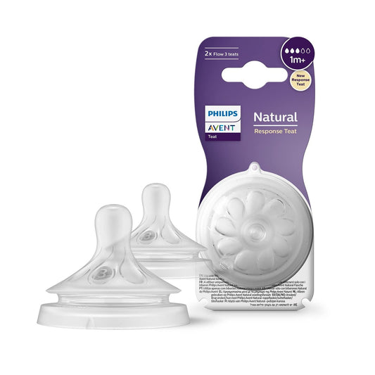 PHILIPIS AVENT SCY963/02 NATURAL 3.0 FEEDING TEATS 1M+ X2 FLOW 3