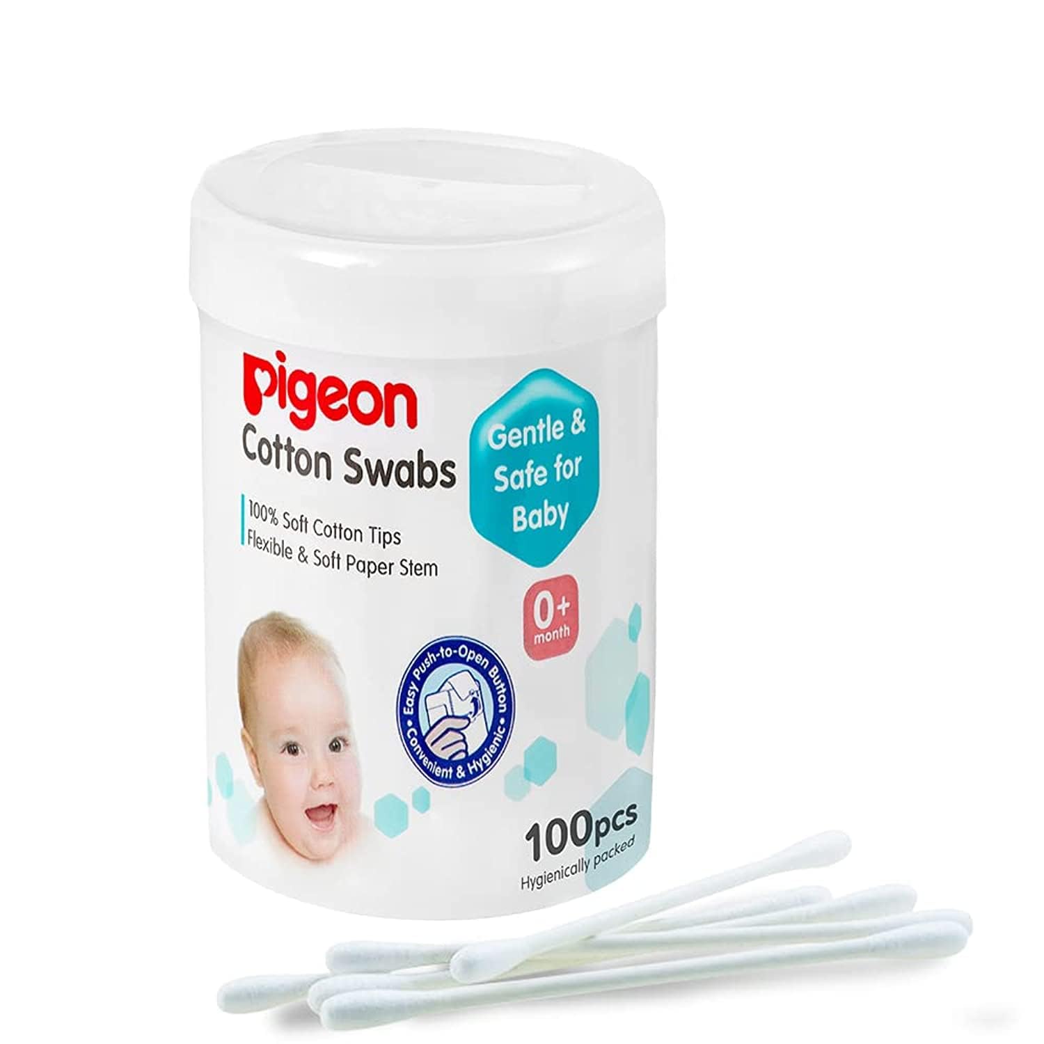 PIGEON COTTON SWABS 10872