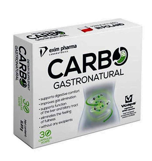 CARBO GASTRONATURAL CAPSULES 30,S