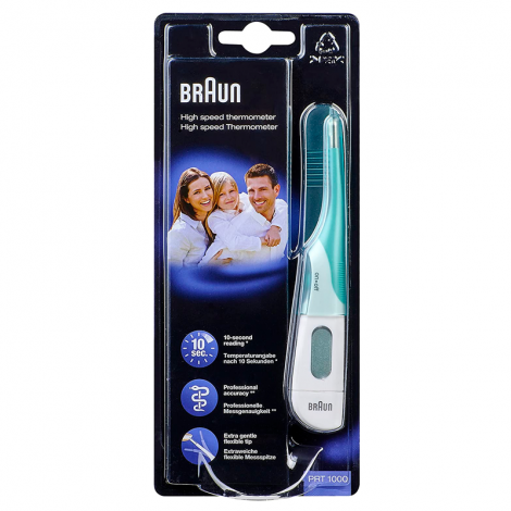 BRAUN DIGITAL THERMOMETER PRT 1000MN
