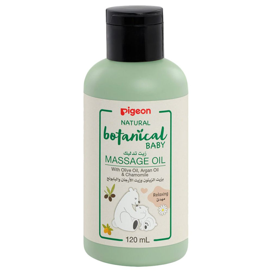 PIGEON NATURAL BOTANICAL BABY MASSAGE OIL 120ML 79384