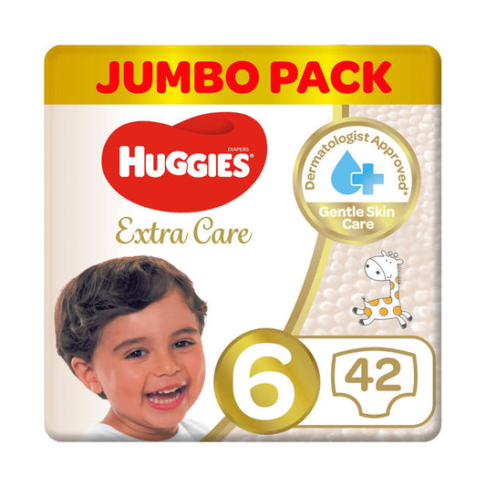 HUGGIES 0279 EXTRA CARE JUMBO PK S6 42S