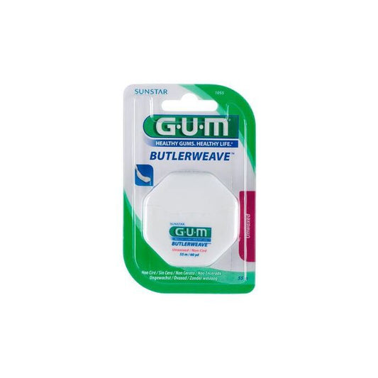 GUM DENTAL FLOSS UNWAXED 1055