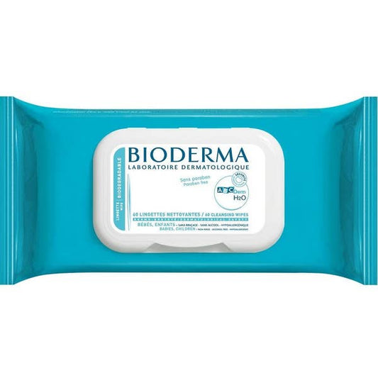BDR 0980 ABC DERM H2O LINGETTES/WIPES 60,S