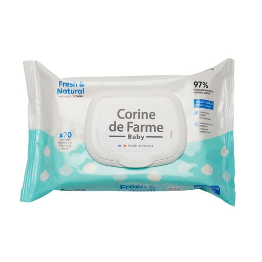 CDF 3110 BABY FRESH & NATURAL WIPES 70,S