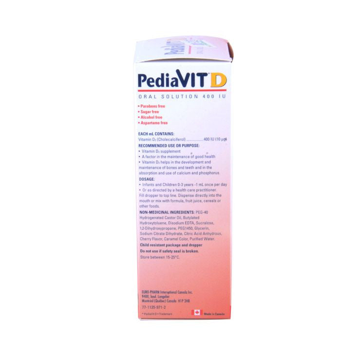 PEDIAVIT D 400MG 50ML