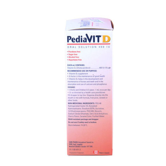 PEDIAVIT D 400MG 50ML