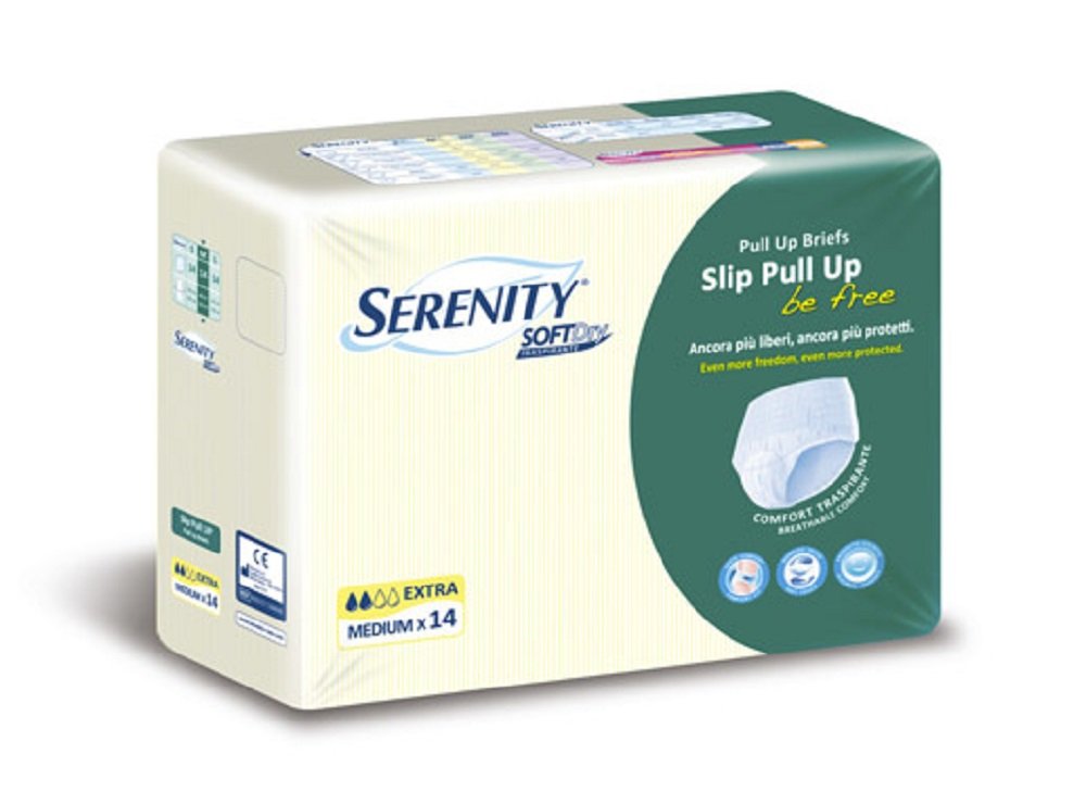 3721000 SOFT DRY PULL-UP BRIEFS(EXTRA)SMALL-14'S