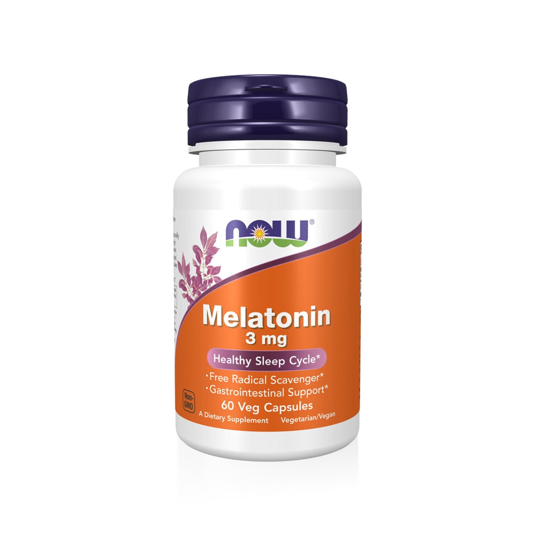 NOW MELATONIN 3MG 60 CAP