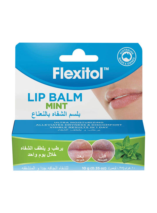 FLEXITOL LIP BALM MINT 10G