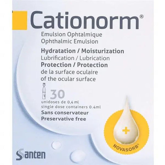 CATIONORM OPTHALMIC EMULSION 0.4ML 30's
