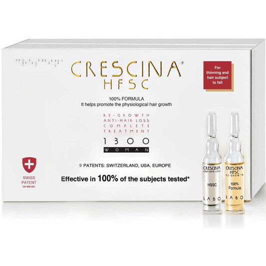 Crescina HFSC Women 1300 Anti Hair Loss Complete Treatment 3.5ml10+10's