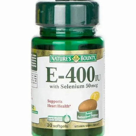NB E-400IU WITH SELENIUM 50MCG CAPSULES 30'S