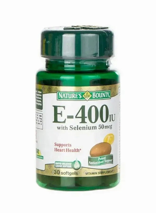 NB E-400IU WITH SELENIUM 50MCG CAPSULES 30'S