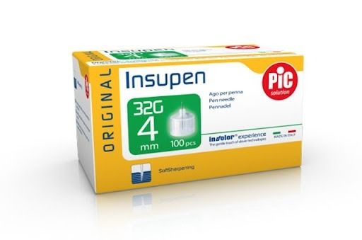 INSUPEN PEN NEEDLE 32GX4MM-100'S PICIPN07