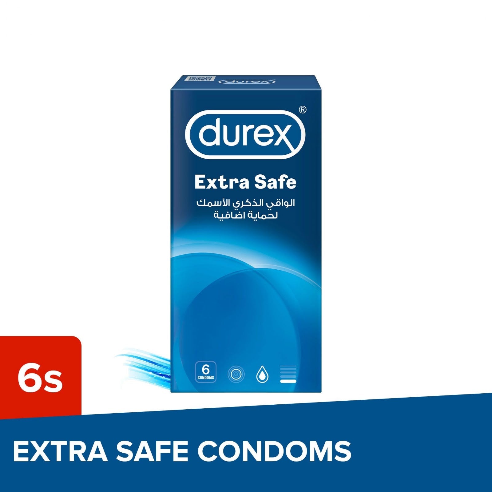 DUREX EXTRA SAFE 6's