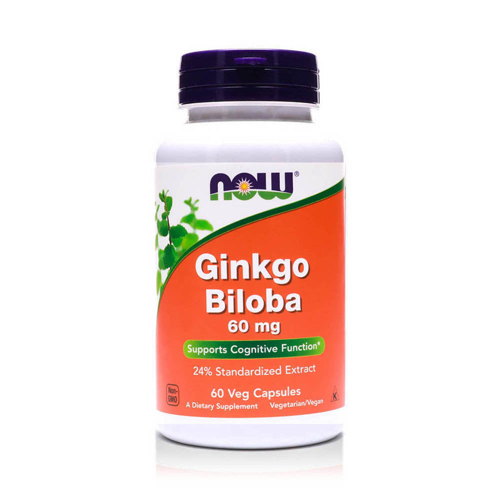 NOW GINKO BILOBA 60MG 60CAP
