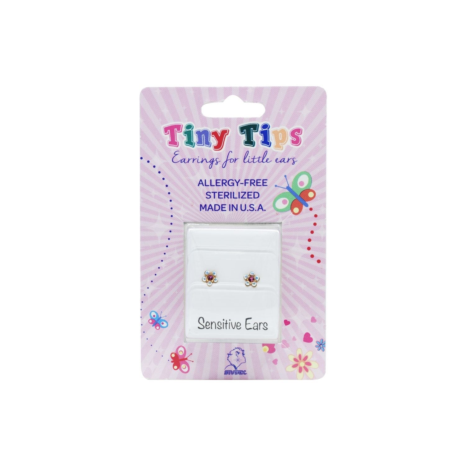 STUDEX TT-6510 DAISY AB CRYSTAL OCT ROSE G/P