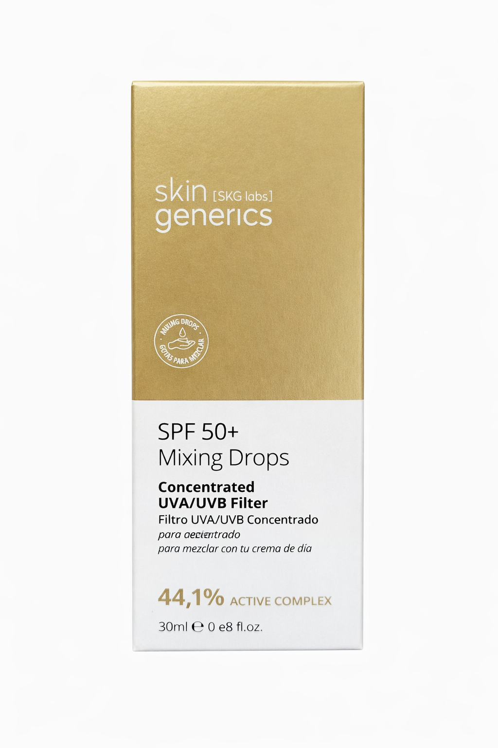 SKG CONCENTRATED UVA/UVB SPF 50+ DROPS 30ML