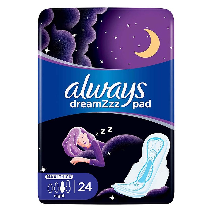 ALWAYS MAXI THICK NIGHT 24'S