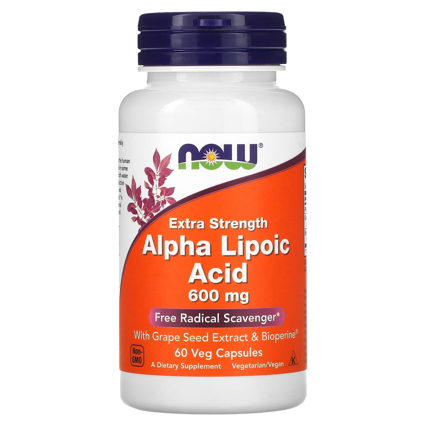 NOW ALPHA LIPOIC ACID 600MG 60 VCAPS